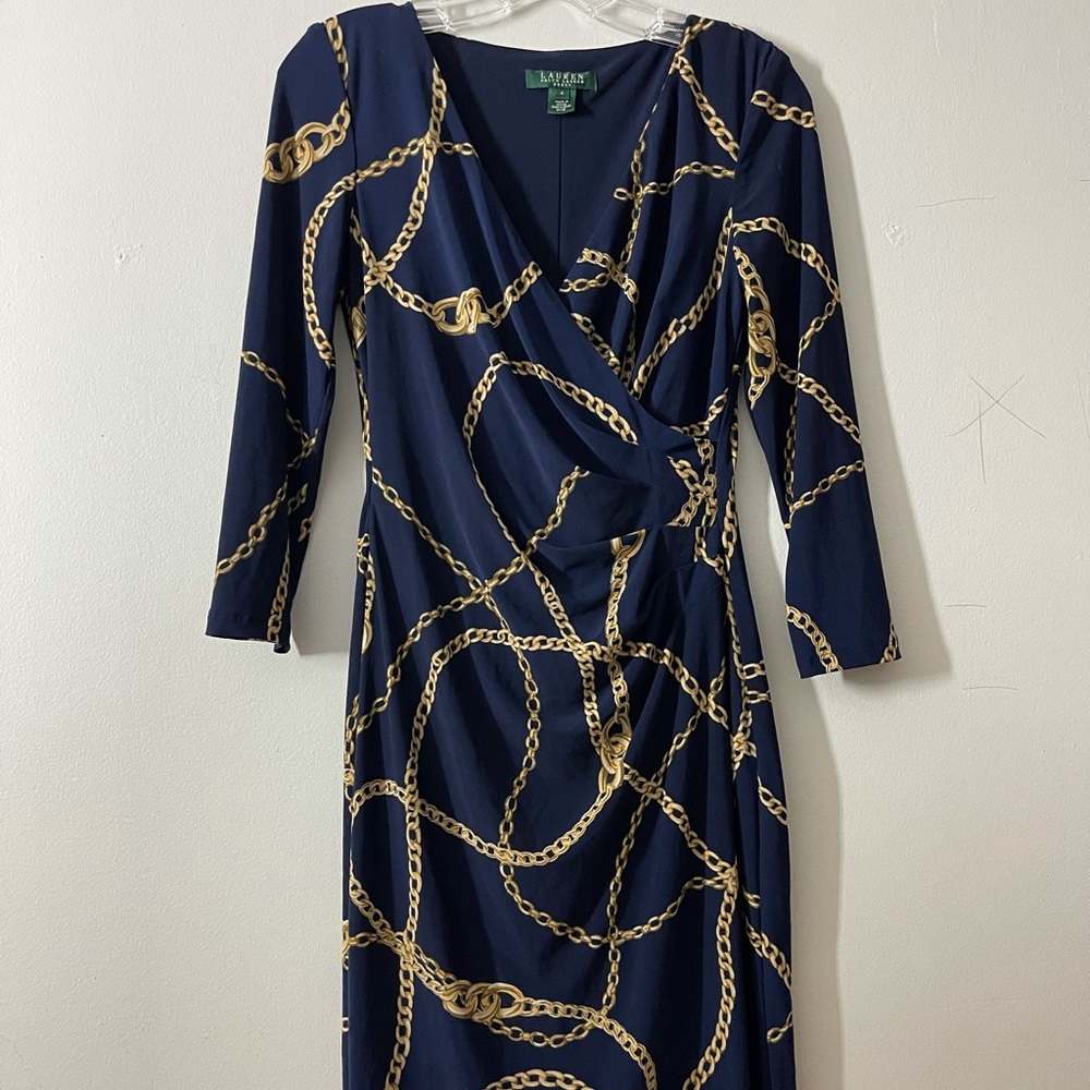 Lauren (polo) dress, cute blue flowy dress